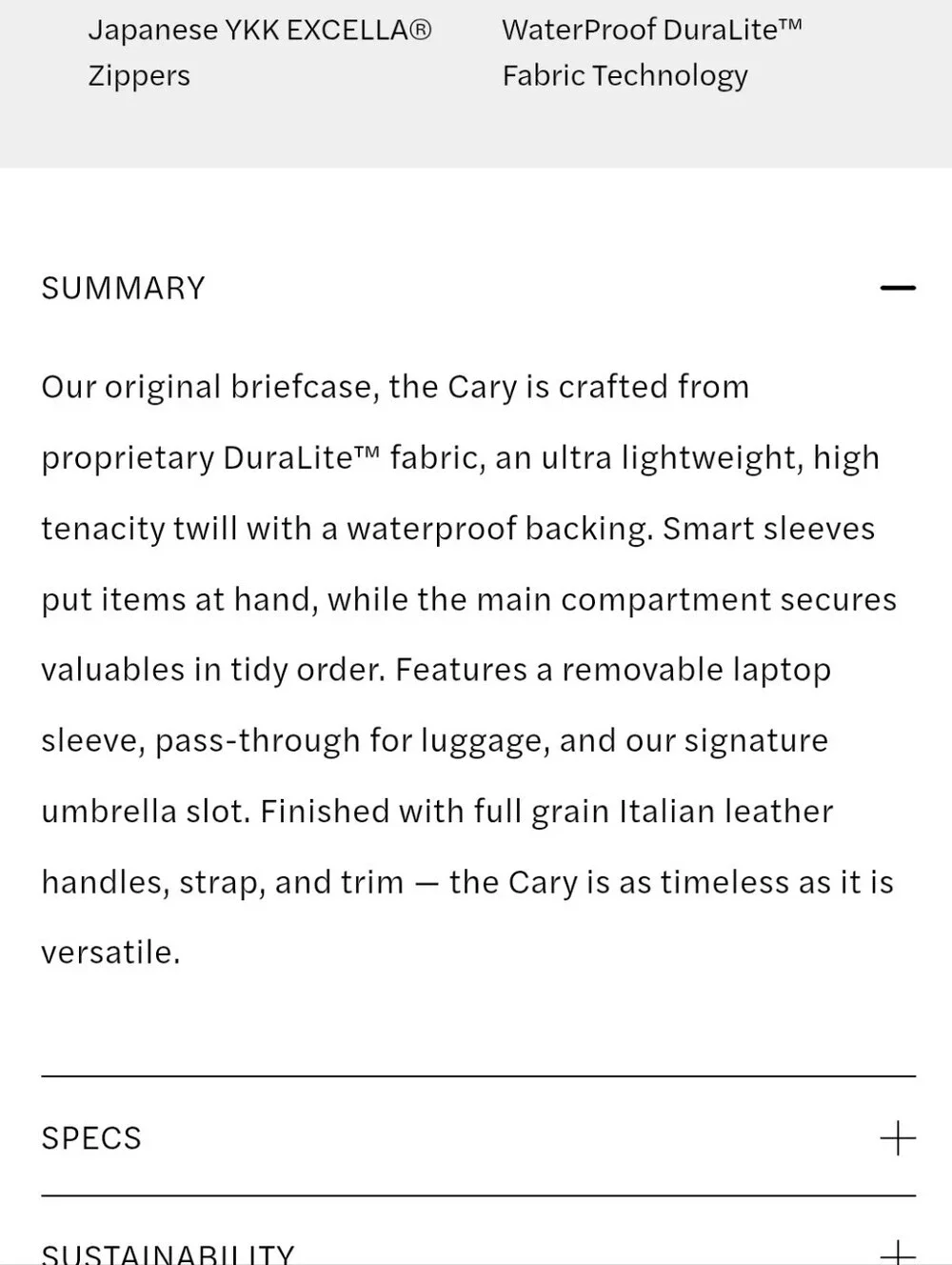 Stuart & Lau The Cary Briefcase Single - Navy + Black